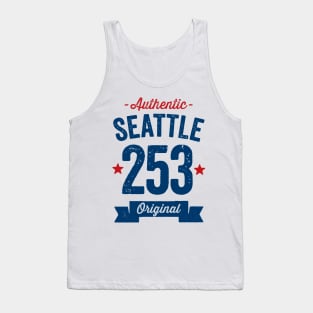 Authentic Seattle 253 Area Code Tank Top